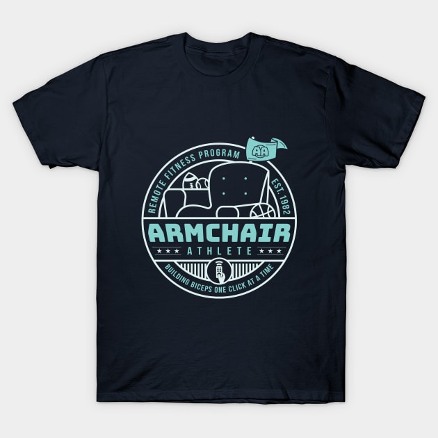 Armchair Athlete T-Shirt by Noremac's Closet